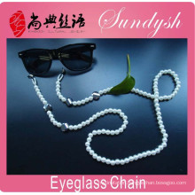 Wholesale Jewelry Fashion Handmade White Pearl Bead Glasses Crod